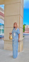 Luxury Gemstone Denim Set