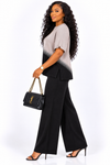 PREORDER 03 – BLACK 2- PIECE KNIT PANT SET