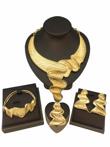  Royal Wave Jewelry Set(GOLD)