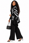 PREORDER 17 - BLACK 3-PIECE  KNIT PANT SET