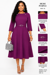 Grace Midi Dress(purple)