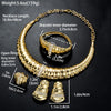 18K 
High quality Italian Golden Twist Greek Set