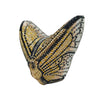 PREORDER-Prism Luxe Mosaic Crystal Clutch — Black/Gold