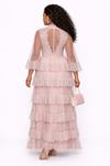 Seraphina Lace Tiered Maxi Gown