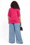 Luxe Utility Denim Cargo Set(Pink)
