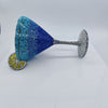 PREORDER-Ocean Luxe Crystal Martini Clutch — Blue Ombre