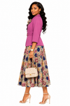 Blush Garden Floral Flare Dress Set