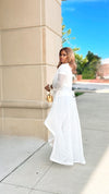 Royalty white Rhinestone 3-Piece jacket Set ✨