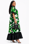 Iconic Flow Maxi Dress(Green)