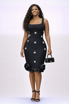 Celeste Blossom Sculpt Bandage Dress