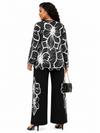 PREORDER 31- BLACK 2- PIECE  KNIT PANT SET