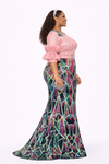 Galaxy Sparkle Prestige Maxi Dress(Pink)