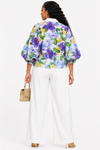 Multi Bloom Eyelet Blouse
