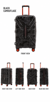 Voyager Elite 3-Piece Hardside Luggage Set(BLACK)