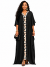 Savannah Chic Leopard Kaftan(Black)