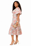 Paisley Garden Tiered Midi Dress