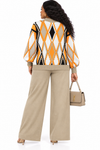 PREORDER 20- BEIGE 2- PIECE  KNIT PANT SET