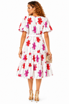 Floral Romance Tiered Midi Dress