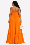The Rosette Breeze Maxi Dress(Orange)