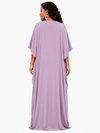 Safari Luxe Leopard Kaftan(Dusty lilac)