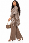 PREORDER 07 – BROWN 3-PIECE KNIT PANT SET