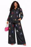 Crystal Pop X Denim Set