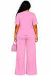 Golden Prestige Pant Set(Pink)