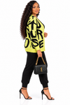 PREORDER 21- YELLOW 3-PIECE JOGGERS KNIT PANT SET