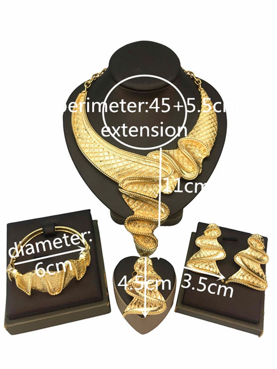 Royal Wave Jewelry Set(GOLD)