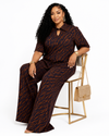 Mocha Safari Chic Pant Set