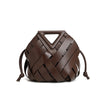 Woven Geometric Handle Bag