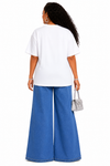 Midnight Drip Crystal Stretch Denim Set