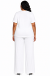 Golden Butterfly Luxe Pant Set(white)