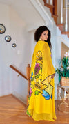 Sunshine Bloom Floral Kaftan
