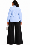 The Monarch Pearl Shirt(Sky blue)