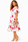 Floral Romance Tiered Midi Dress