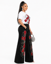 🌺 Ruby Bloom Luxe Stretch Denim Set(Black)