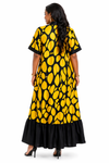 Iconic Flow Maxi Dress(Mustard)