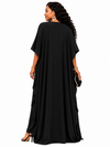 Savannah Chic Leopard Kaftan(Black)