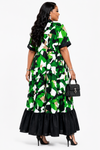 Iconic Flow Maxi Dress(Green)