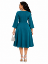 Grace Midi Dress(Teal)