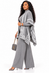 PREORDER 11- GRAY 3-PIECE KNIT PANT SET