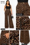 Dark Animal prints Palazzo  Pants