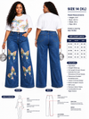 Butterfly Dreams Denim pants Set