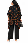 PREORDER 34 - BLACK 3-PIECE  KNIT PANT SET