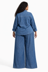 Royal Peacock Couture Denim Set
