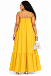 The Garden Bloom Maxi Dress(Yellow)