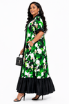 Iconic Flow Maxi Dress(Green)
