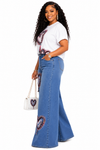 Heartstrings Denim Pant Set