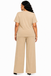 Golden Prestige Pant Set( khaki)